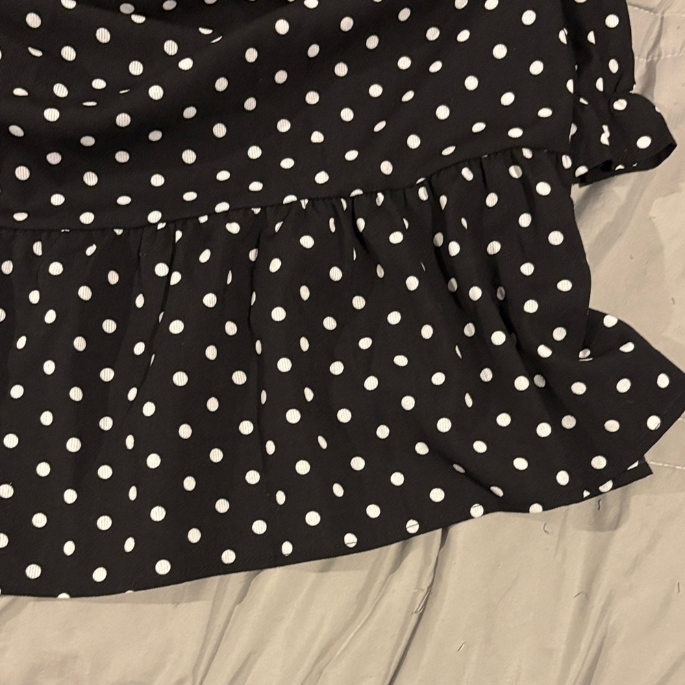 Black Polka Dot Dress - Picture 5 of 7